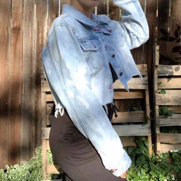 ❌SOLD❌Vintage Xhilaration Bleach Washed jacket - Picture 3 of 8
